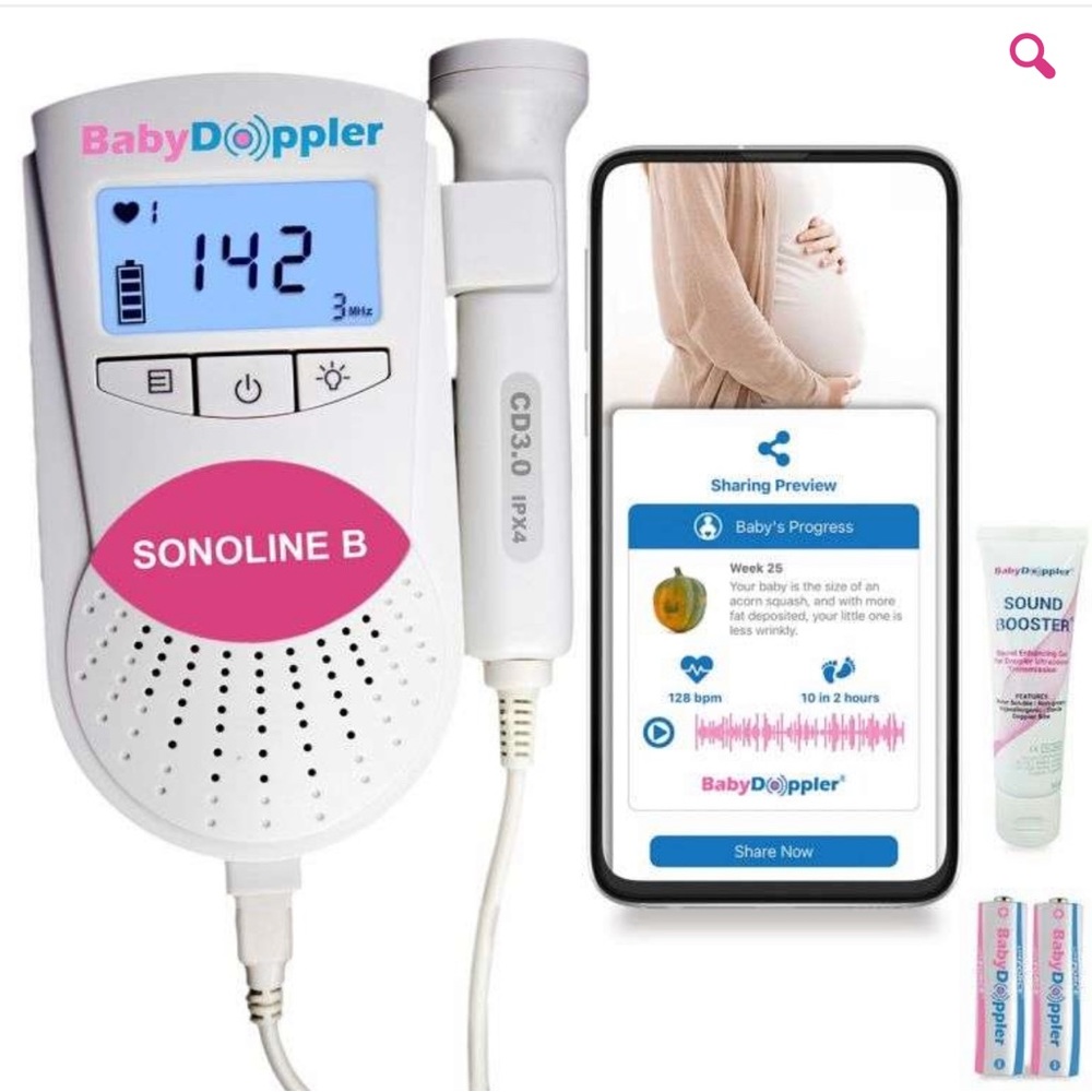 Fetal Doppler heart monitor